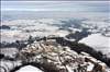 vista aerea con neve